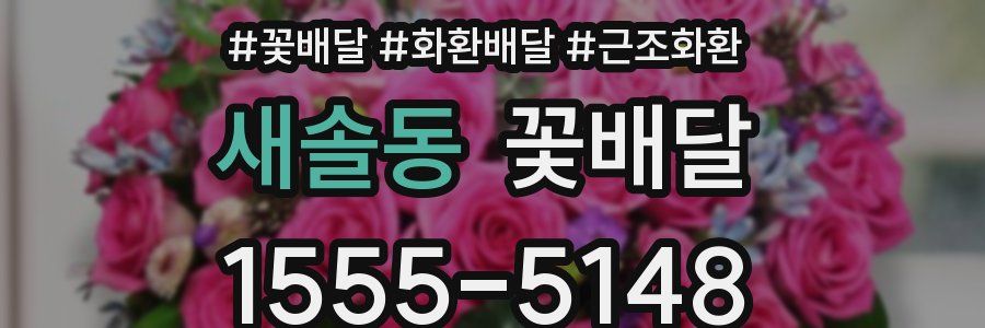 새솔동 꽃배달