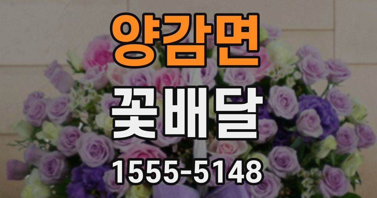 양감면 꽃배달