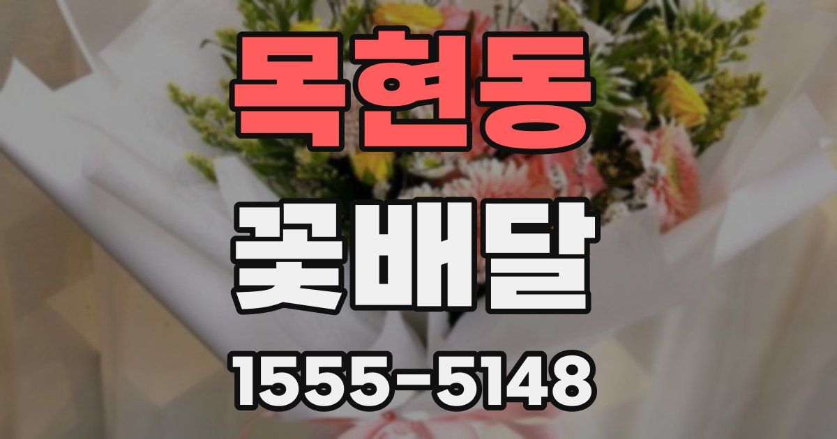 목현동 꽃배달