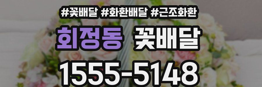 회정동 꽃배달