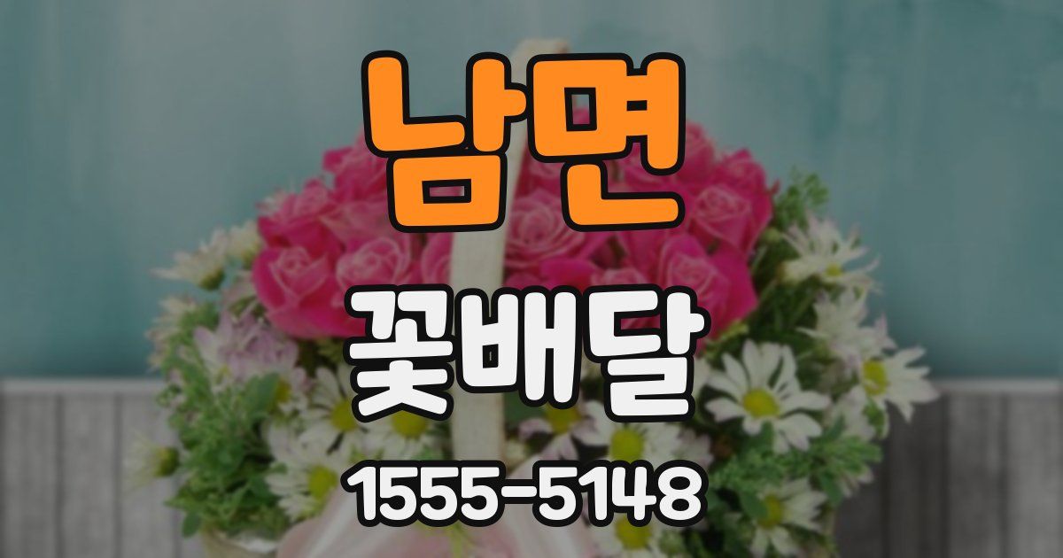 남면 꽃배달