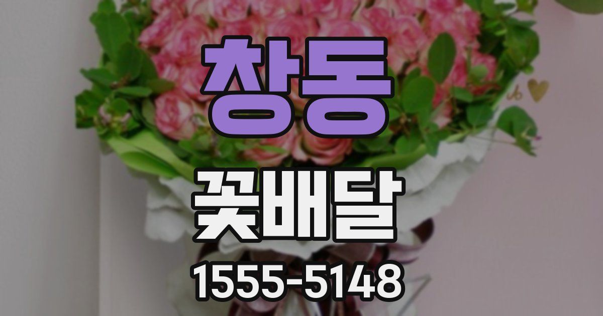 창동 꽃배달