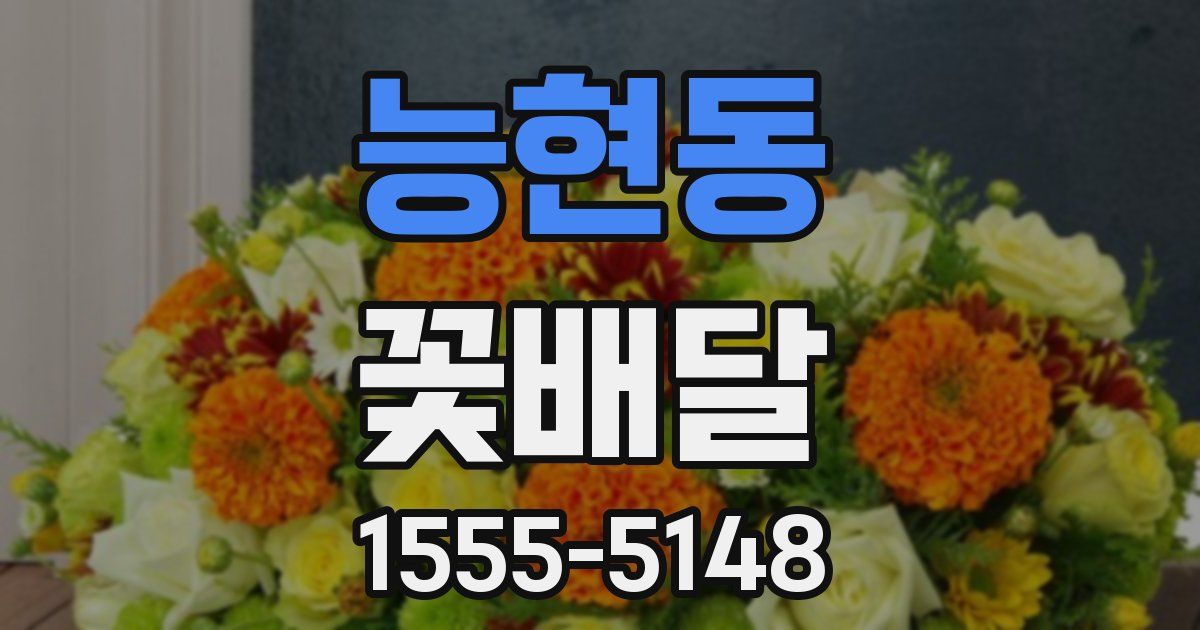 능현동 꽃배달