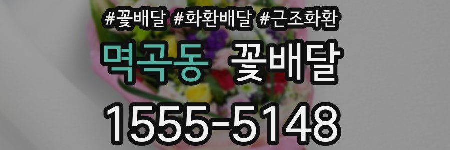 멱곡동 꽃배달