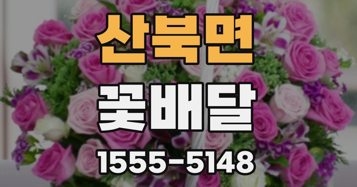 산북면 꽃배달