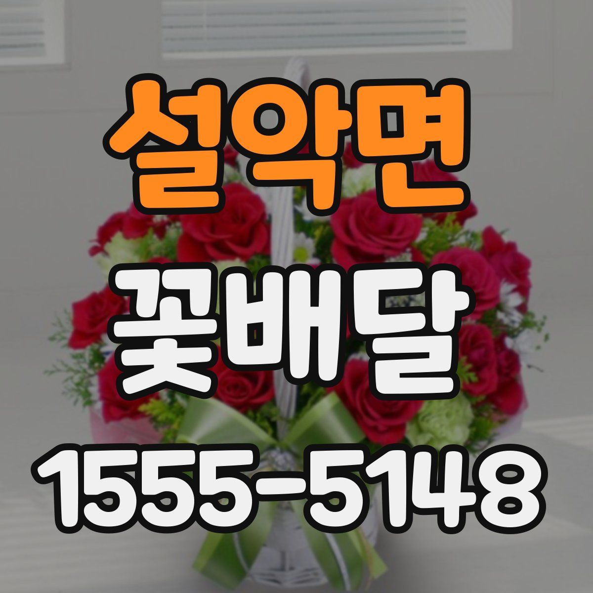 설악면 꽃배달
