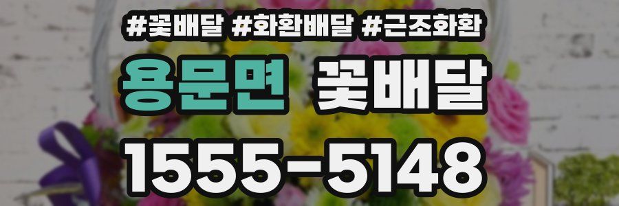 용문면 꽃배달