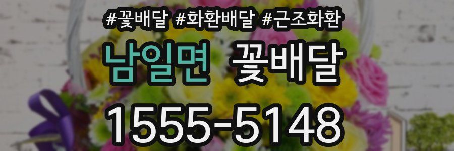 남일면 꽃배달