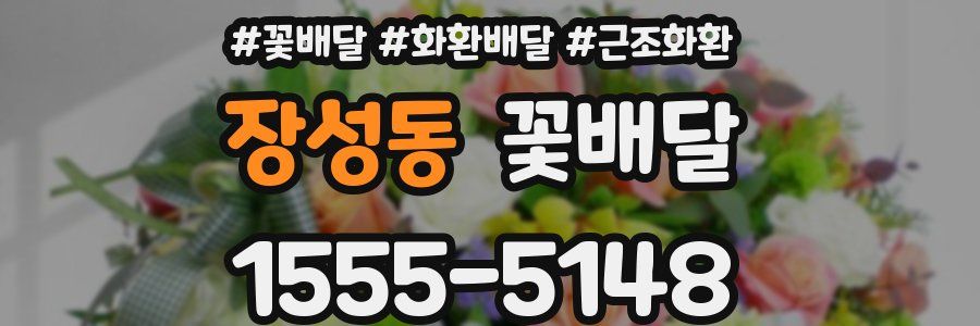 장성동 꽃배달