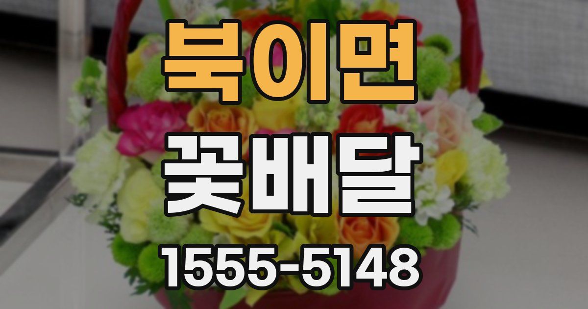 북이면 꽃배달