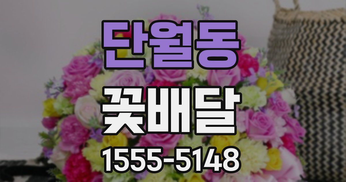 단월동 꽃배달
