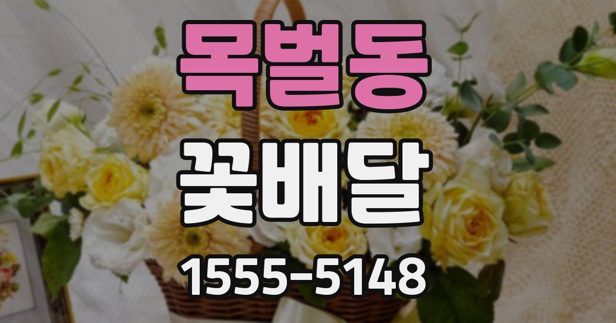 목벌동 꽃배달