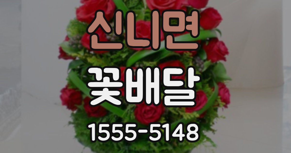 신니면 꽃배달