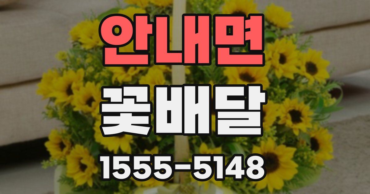 안내면 꽃배달