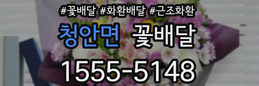 청안면 꽃배달
