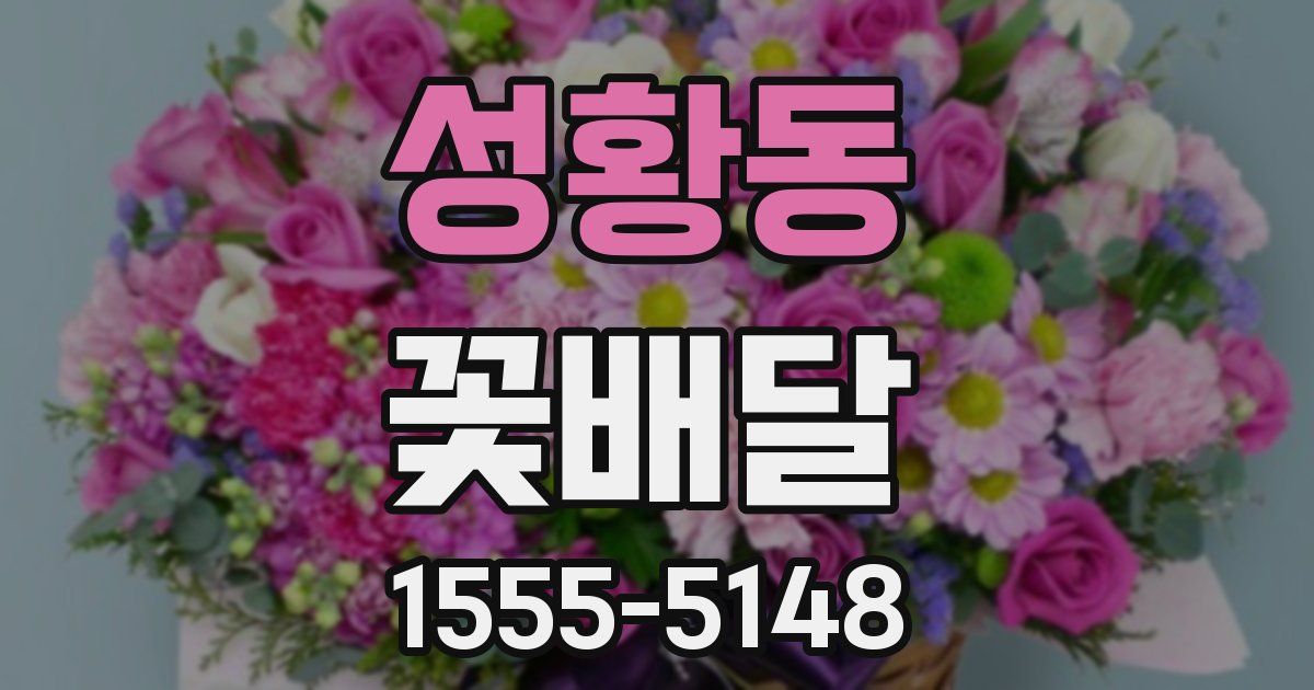 성황동 꽃배달