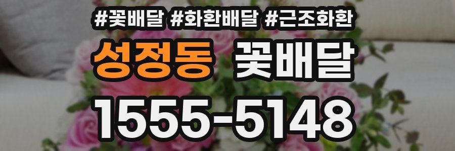성정동 꽃배달