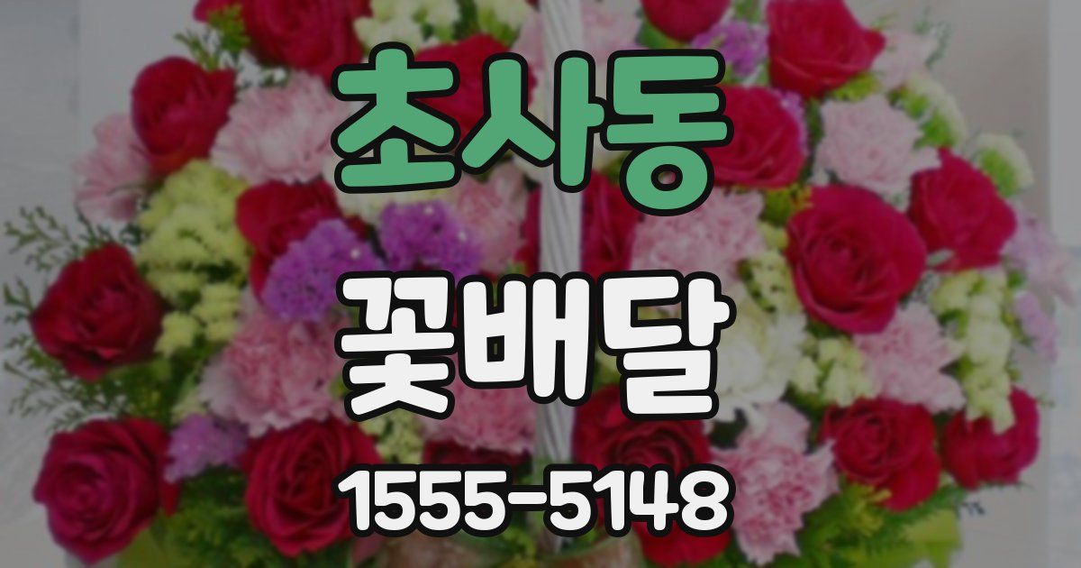 초사동 꽃배달
