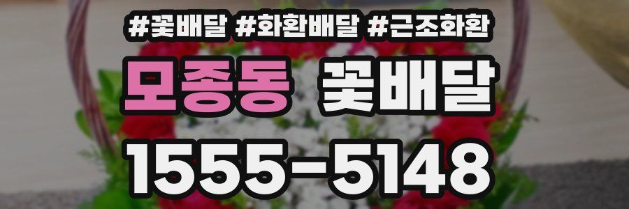 모종동 꽃배달