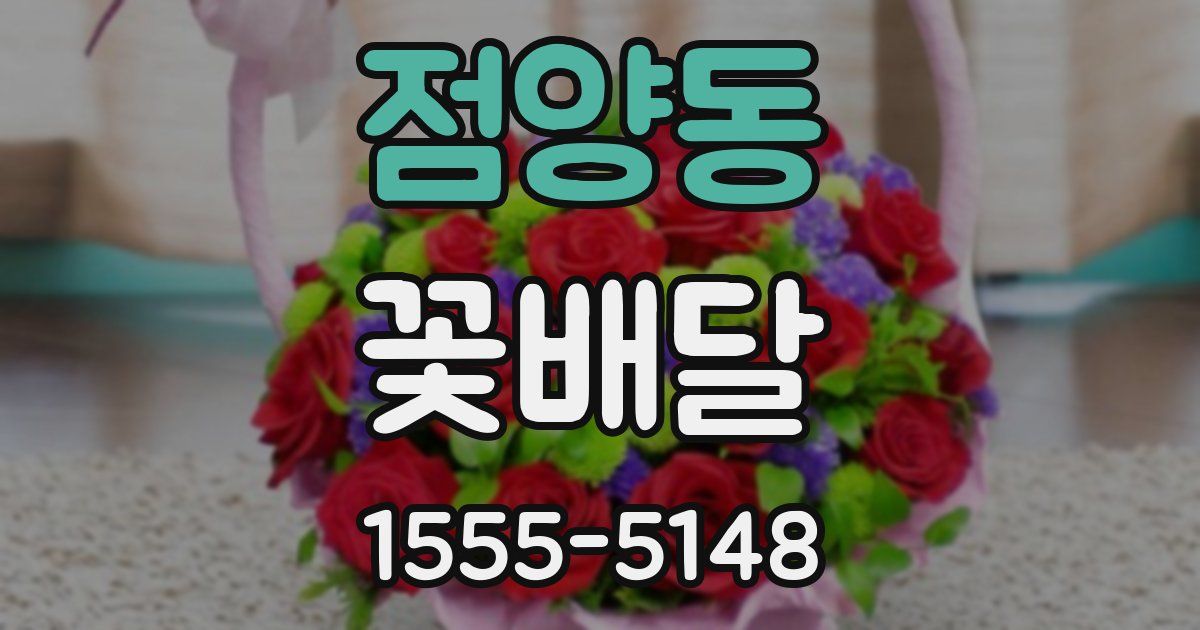점양동 꽃배달