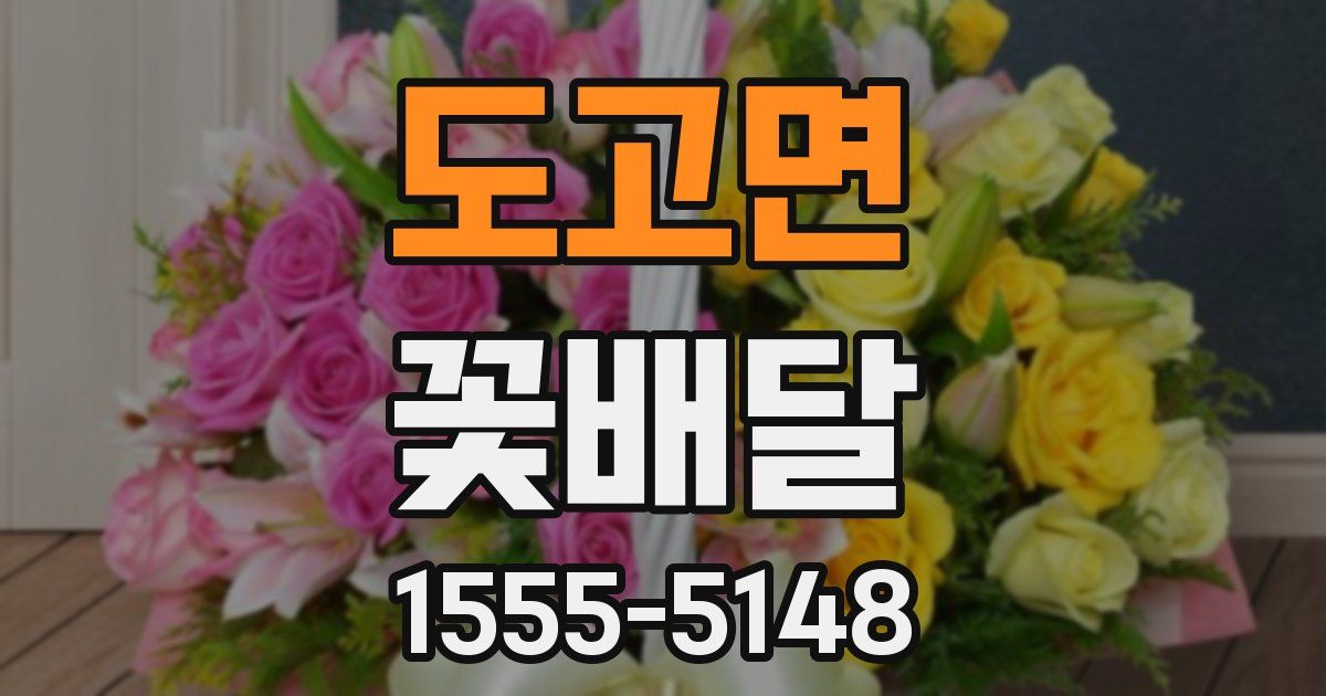 도고면 꽃배달