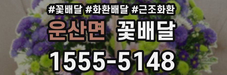운산면 꽃배달
