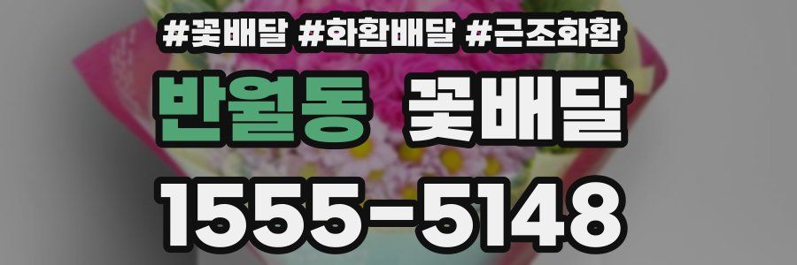 반월동 꽃배달