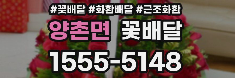 양촌면 꽃배달