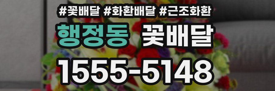 행정동 꽃배달