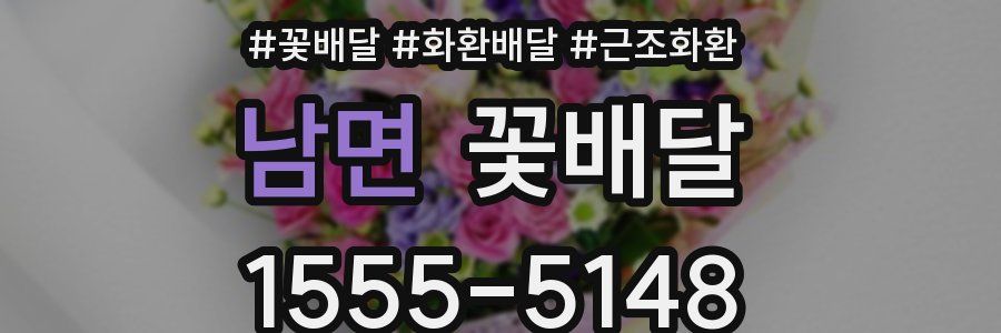 남면 꽃배달