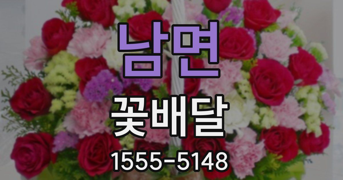 남면 꽃배달