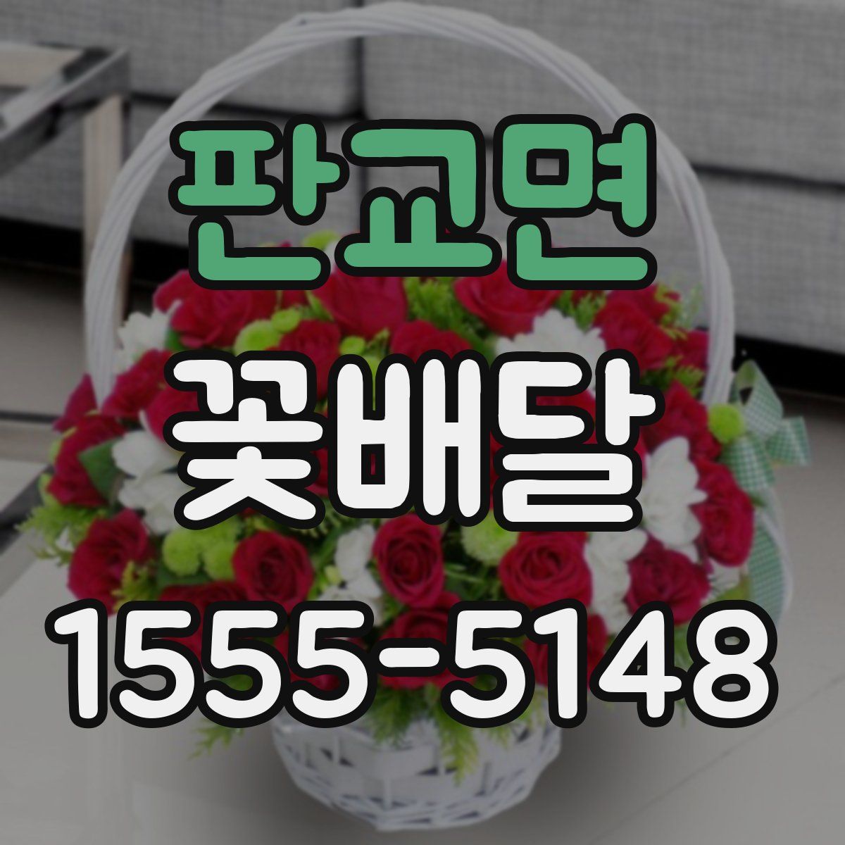 판교면 꽃배달