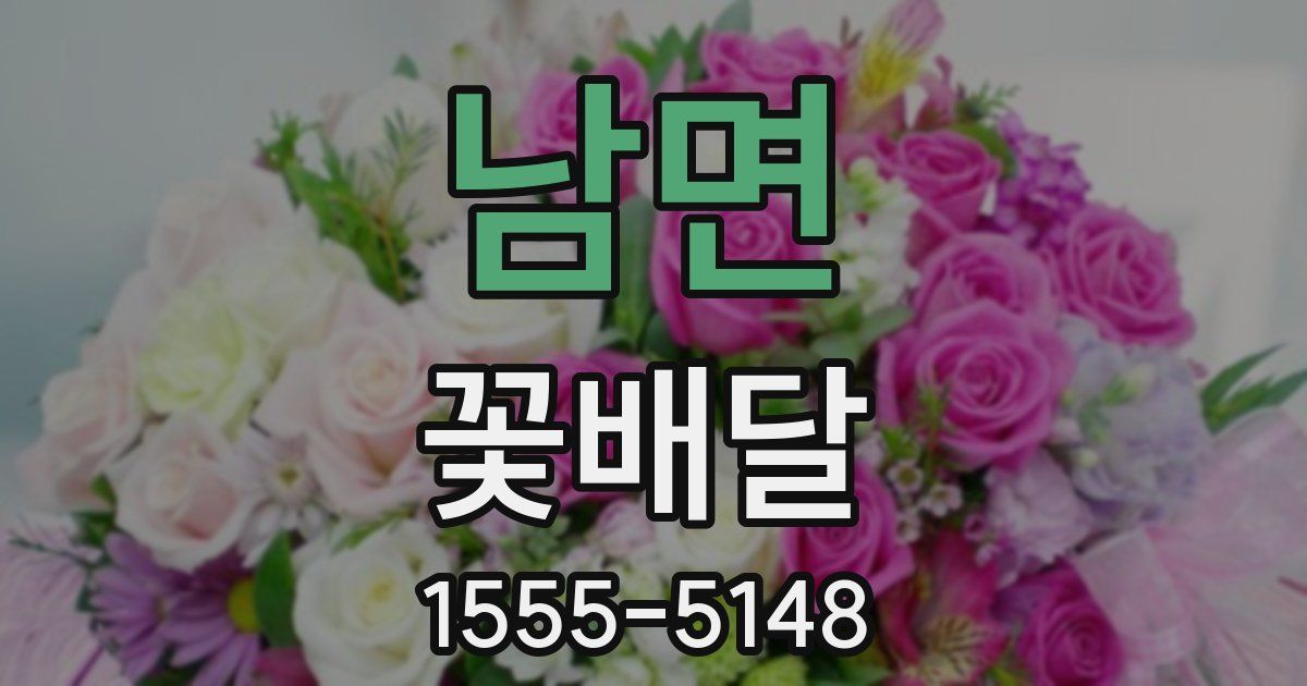 남면 꽃배달