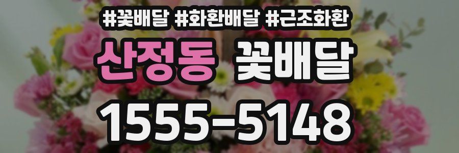 산정동 꽃배달