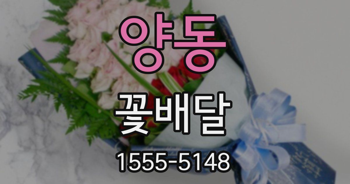 양동 꽃배달