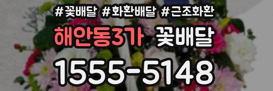 해안동3가 꽃배달