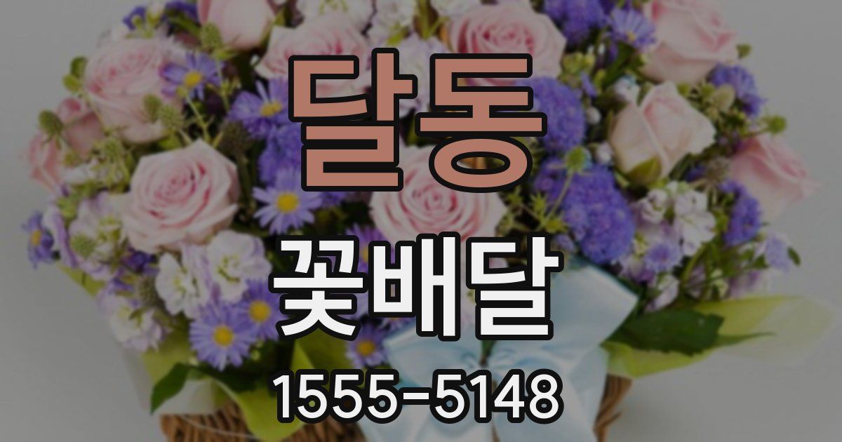 달동 꽃배달