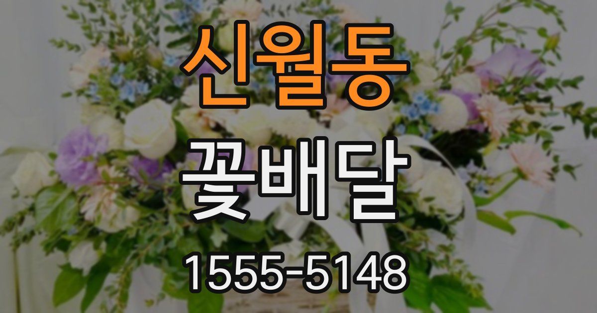 신월동 꽃배달