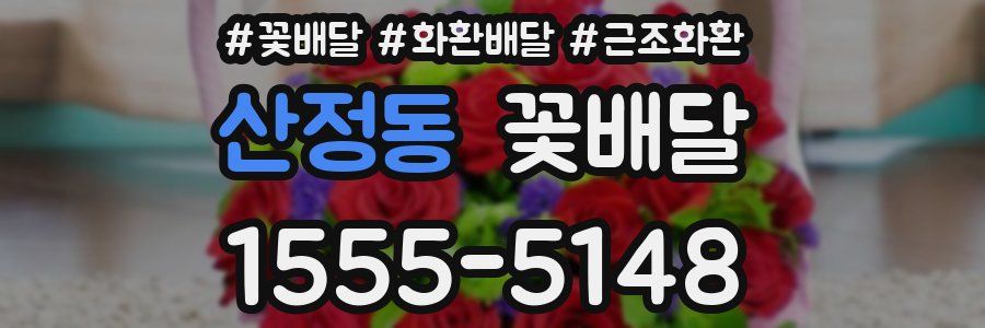 산정동 꽃배달