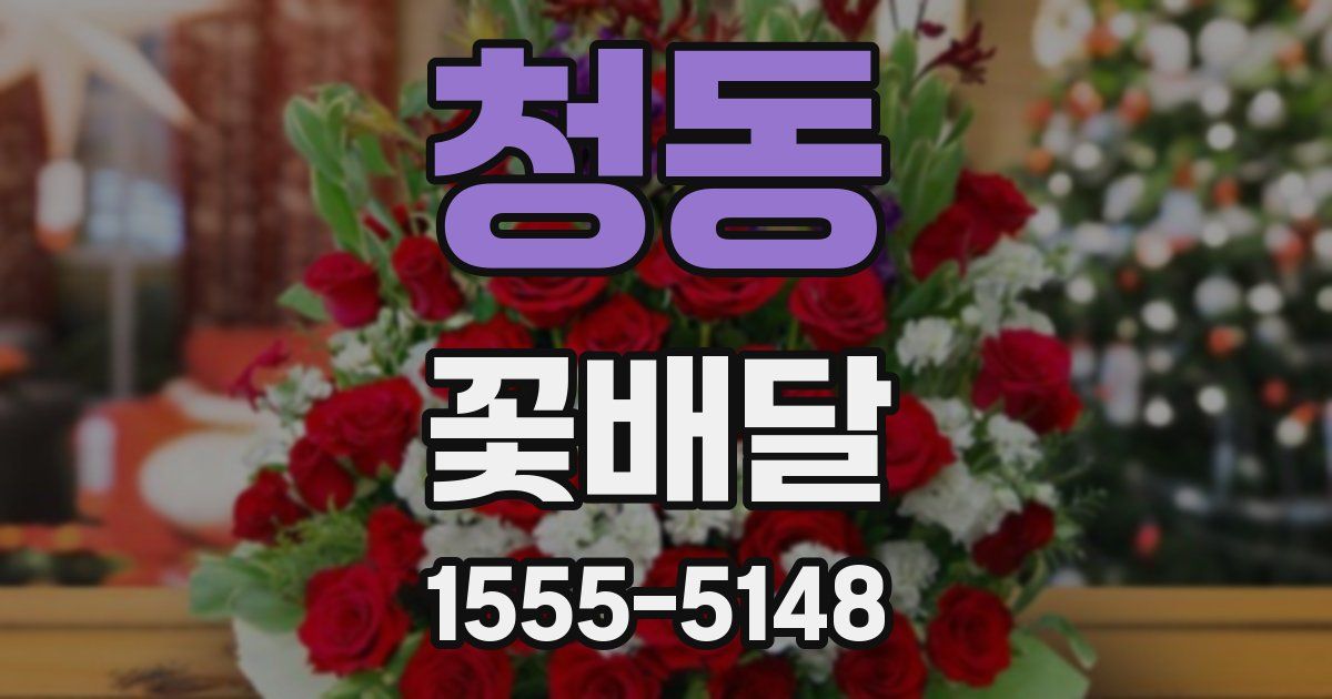 청동 꽃배달