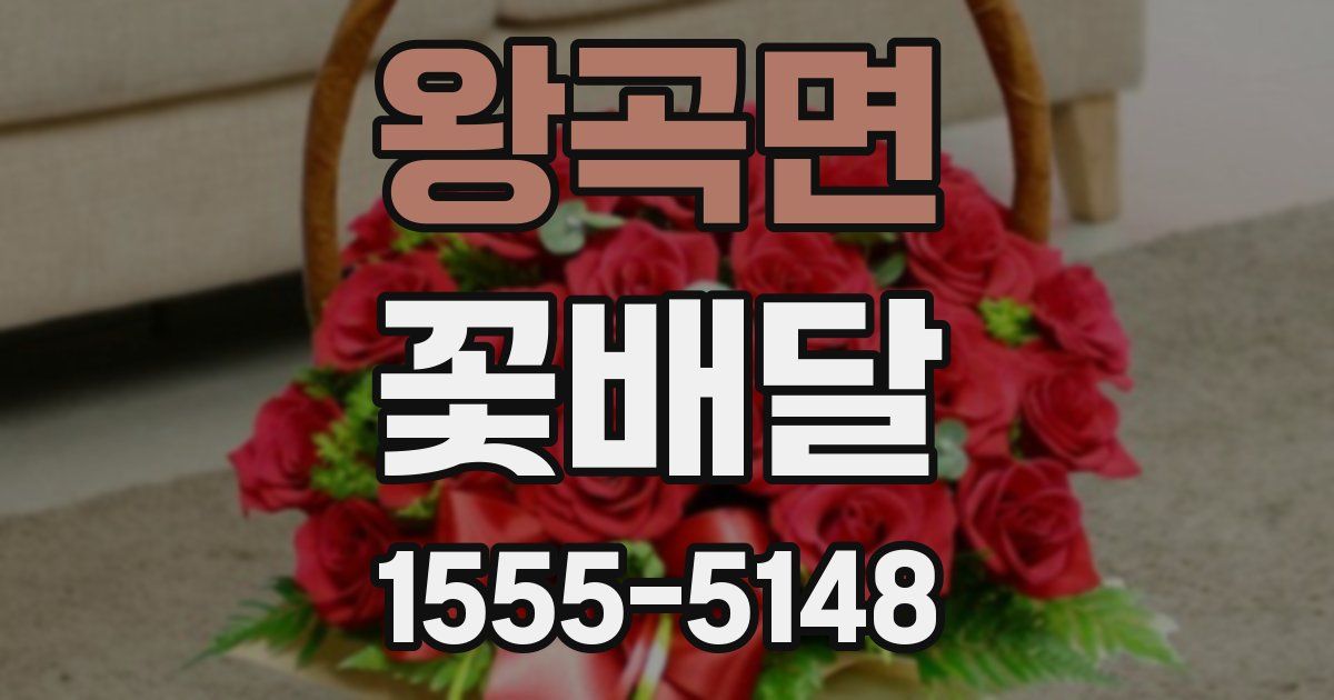 왕곡면 꽃배달