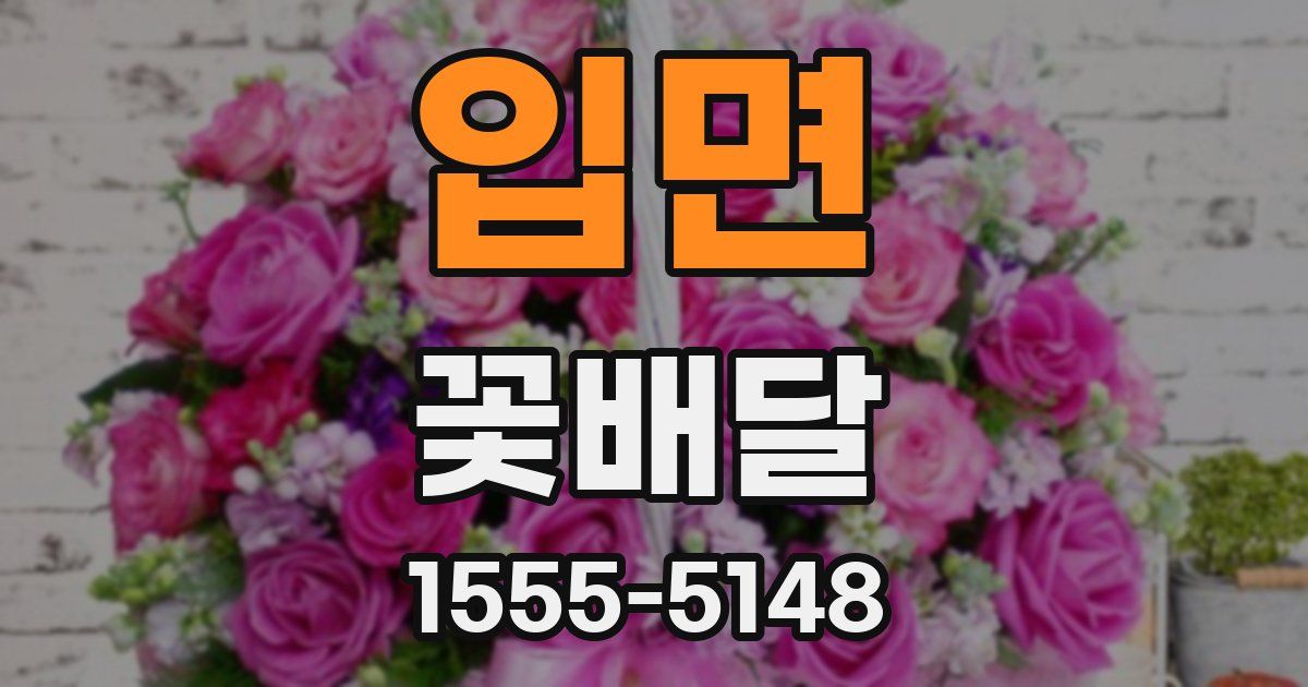 입면 꽃배달