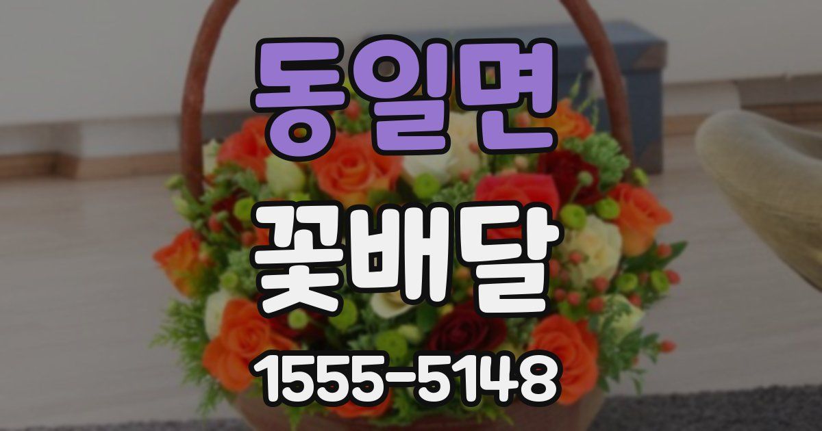 동일면 꽃배달