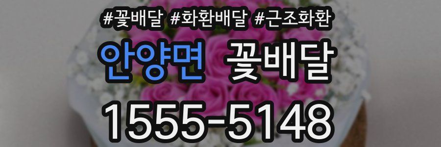 안양면 꽃배달