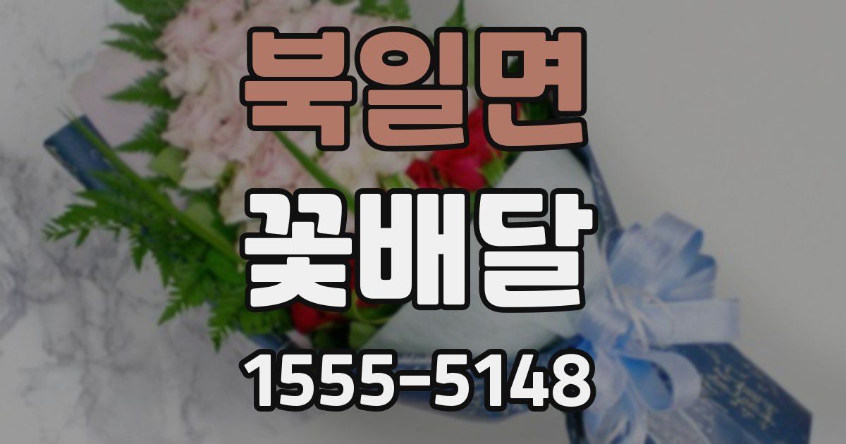 북일면 꽃배달