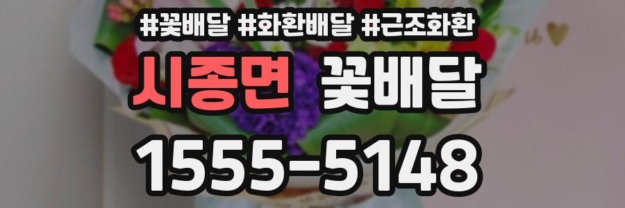 시종면 꽃배달