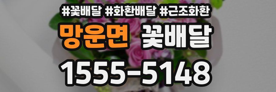망운면 꽃배달