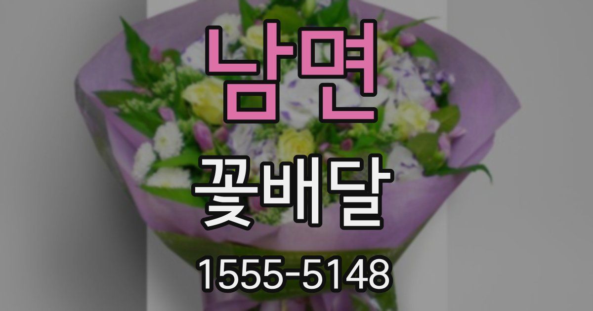 남면 꽃배달