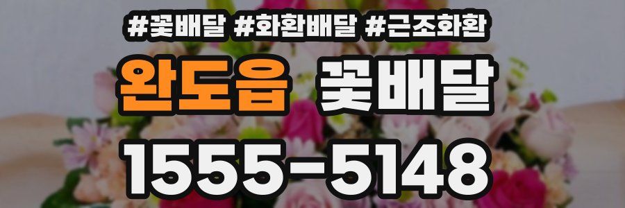 완도읍 꽃배달