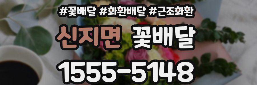 신지면 꽃배달